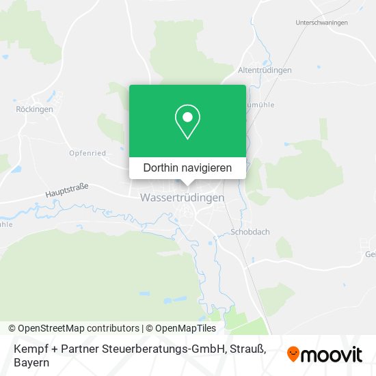 Kempf + Partner Steuerberatungs-GmbH, Strauß Karte