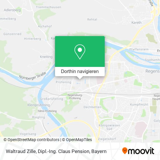 Waltraud Zille, Dipl.-Ing. Claus Pension Karte