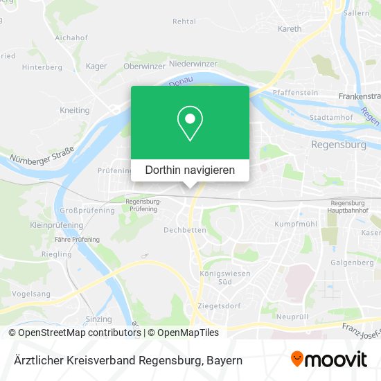 Ärztlicher Kreisverband Regensburg Karte