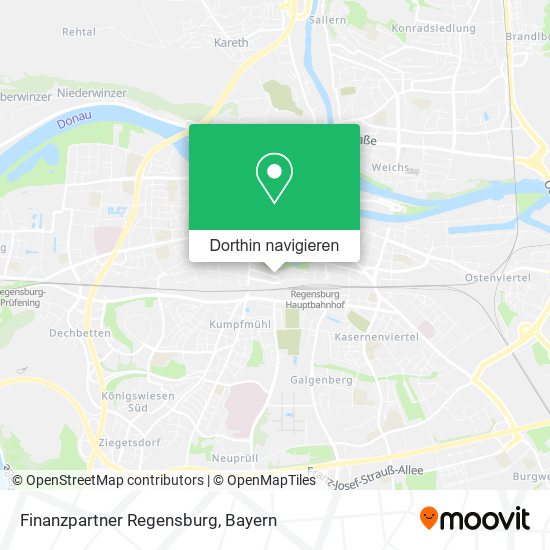 Finanzpartner Regensburg Karte