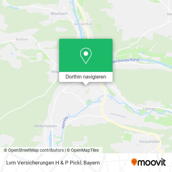 Lvm Versicherungen H & P Pickl Karte