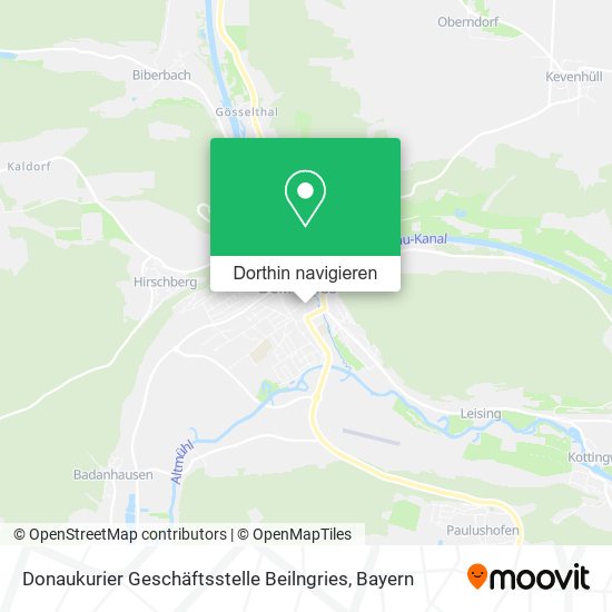 Donaukurier Geschäftsstelle Beilngries Karte
