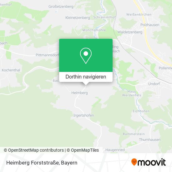 Heimberg Forststraße Karte