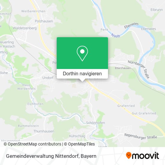 Gemeindeverwaltung Nittendorf Karte