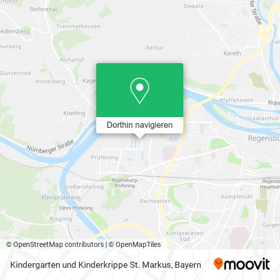 Kindergarten und Kinderkrippe St. Markus Karte