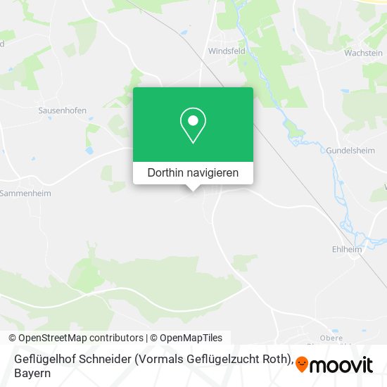 Geflügelhof Schneider (Vormals Geflügelzucht Roth) Karte