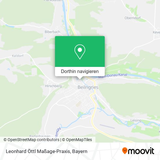 Leonhard Öttl Maßage-Praxis Karte