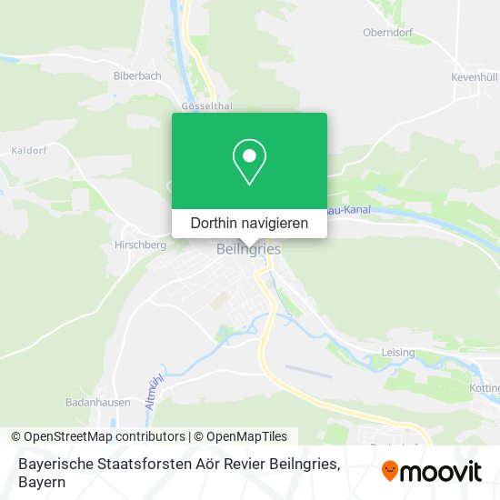Bayerische Staatsforsten Aör Revier Beilngries Karte