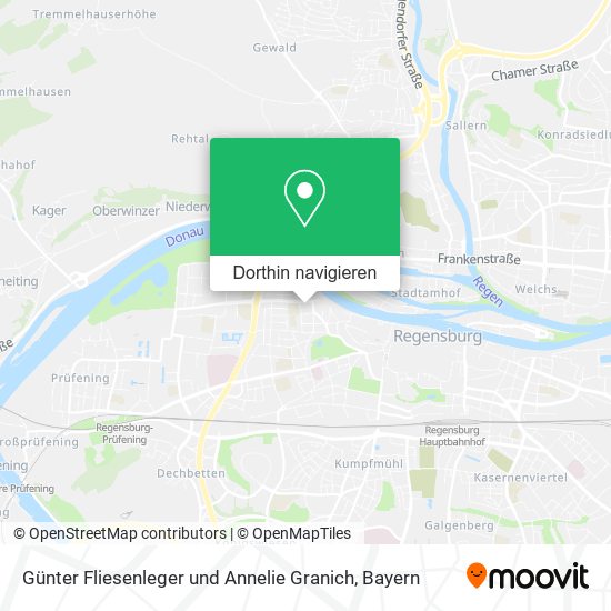 Günter Fliesenleger und Annelie Granich Karte