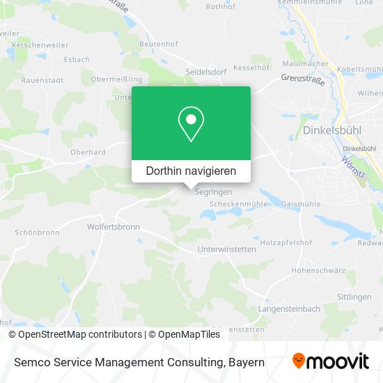 Semco Service Management Consulting Karte