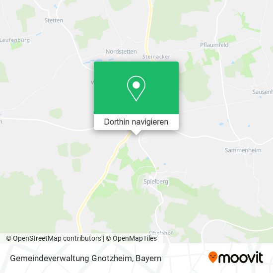 Gemeindeverwaltung Gnotzheim Karte