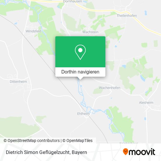 Dietrich Simon Geflügelzucht Karte
