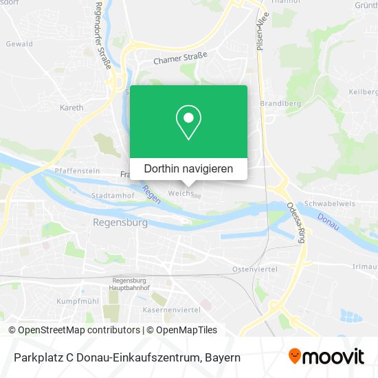 Parkplatz C Donau-Einkaufszentrum Karte