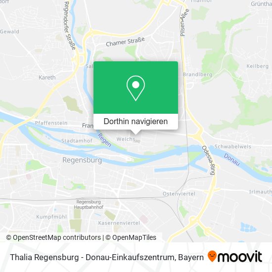 Thalia Regensburg - Donau-Einkaufszentrum Karte