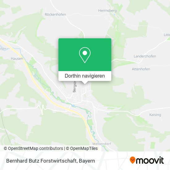 Bernhard Butz Forstwirtschaft Karte