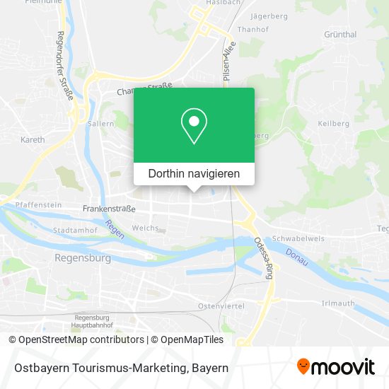 Ostbayern Tourismus-Marketing Karte