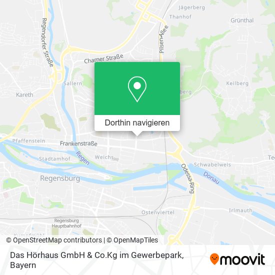 Das Hörhaus GmbH & Co.Kg im Gewerbepark Karte