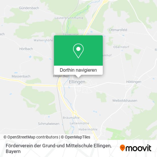 Förderverein der Grund-und Mittelschule Ellingen Karte