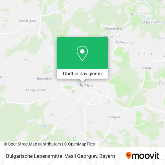 Bulgarische Lebensmittel Vasil Georgiev Karte