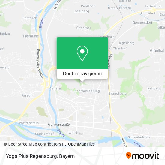 Yoga Plus Regensburg Karte