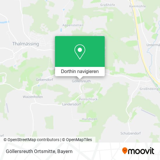 Göllersreuth Ortsmitte Karte