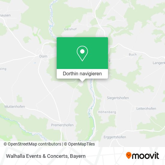 Walhalla Events & Concerts Karte