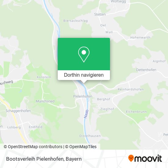 Bootsverleih Pielenhofen Karte
