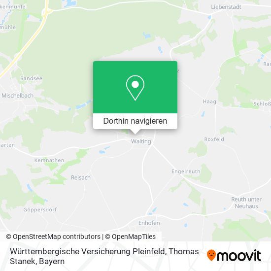 Württembergische Versicherung Pleinfeld, Thomas Stanek Karte