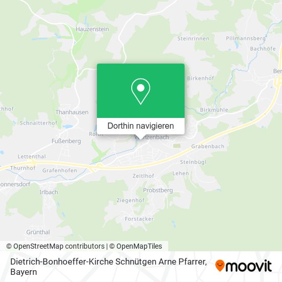 Dietrich-Bonhoeffer-Kirche Schnütgen Arne Pfarrer Karte