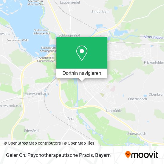 Geier Ch. Psychotherapeutische Praxis Karte