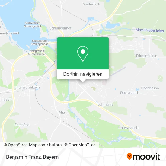 Benjamin Franz Karte