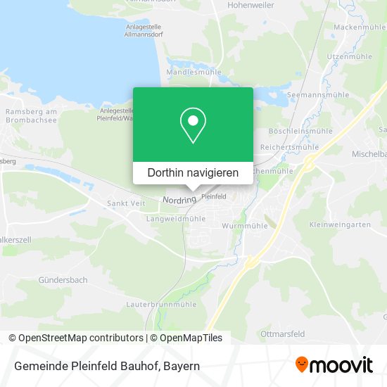 Gemeinde Pleinfeld Bauhof Karte
