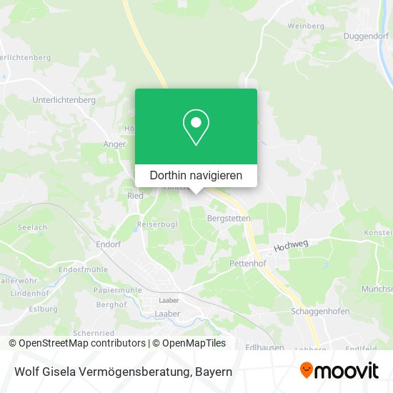 Wolf Gisela Vermögensberatung Karte