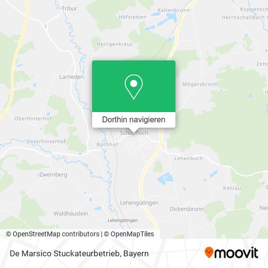 De Marsico Stuckateurbetrieb Karte