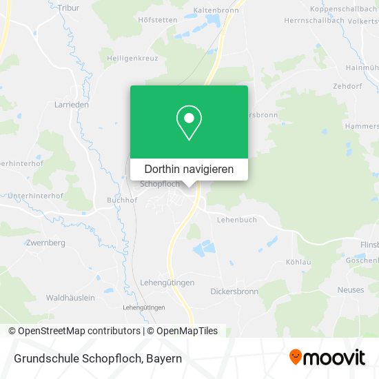 Grundschule Schopfloch Karte