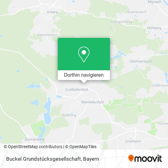 Buckel Grundstücksgesellschaft Karte