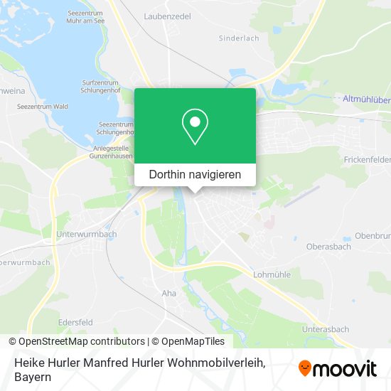 Heike Hurler Manfred Hurler Wohnmobilverleih Karte