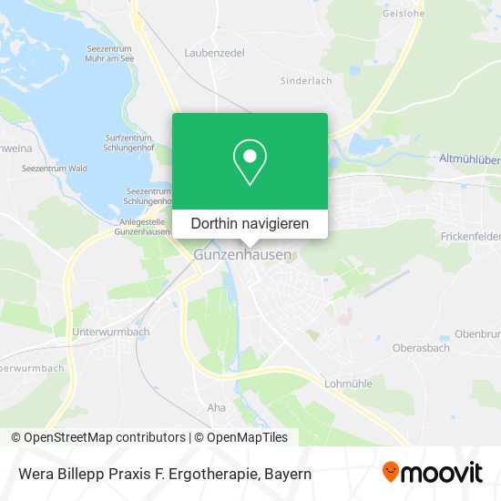 Wera Billepp Praxis F. Ergotherapie Karte