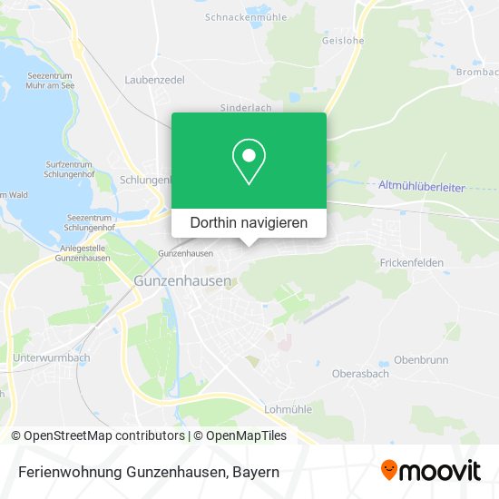 Ferienwohnung Gunzenhausen Karte