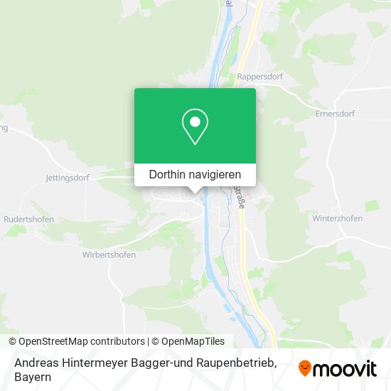 Andreas Hintermeyer Bagger-und Raupenbetrieb Karte