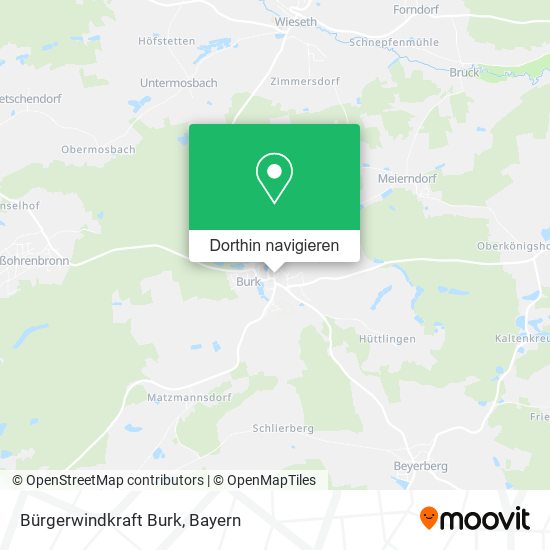 Bürgerwindkraft Burk Karte