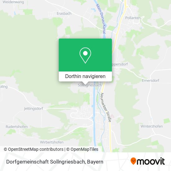 Dorfgemeinschaft Sollngriesbach Karte