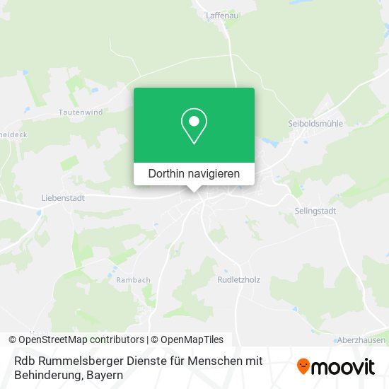 Rdb Rummelsberger Dienste für Menschen mit Behinderung Karte