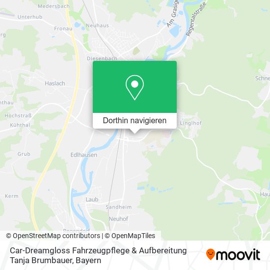 Car-Dreamgloss Fahrzeugpflege & Aufbereitung Tanja Brumbauer Karte