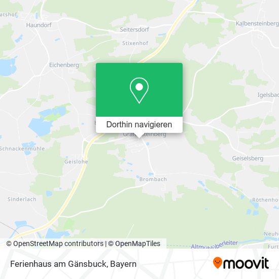 Ferienhaus am Gänsbuck Karte
