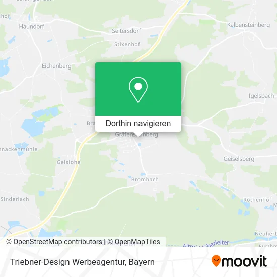 Triebner-Design Werbeagentur Karte