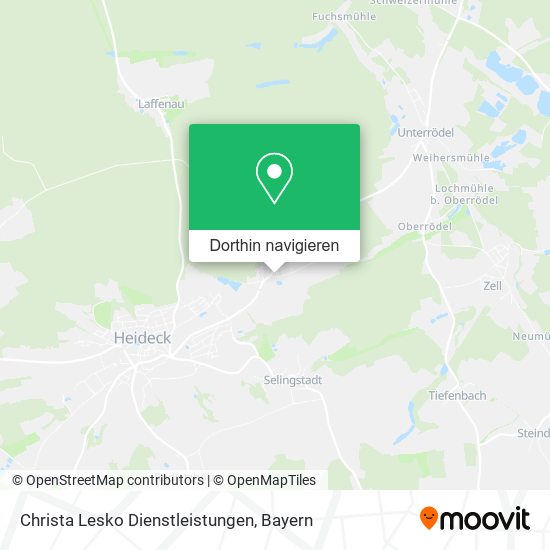 Christa Lesko Dienstleistungen Karte
