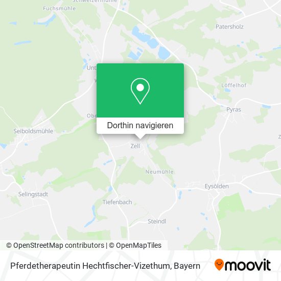 Pferdetherapeutin Hechtfischer-Vizethum Karte