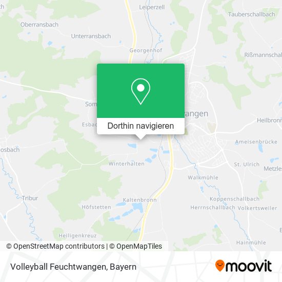 Volleyball Feuchtwangen Karte