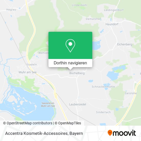 Accentra Kosmetik-Accessoires Karte